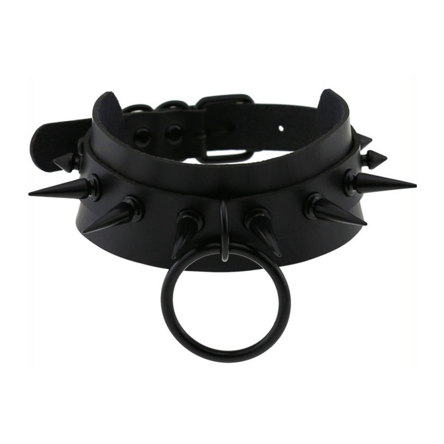 Collier à pointes Strobo Lish Noir