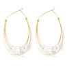 Boucles d'oreille Gold Ear 10cm
