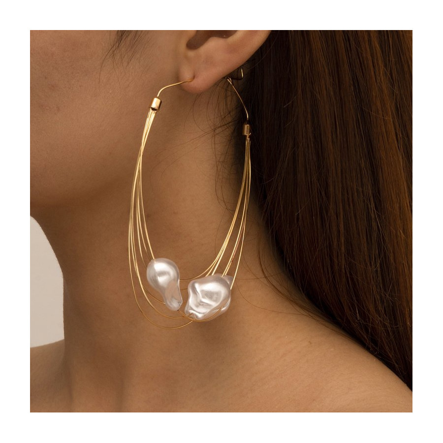 Boucles d'oreille Gold Ear 10cm
