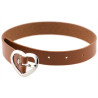 Ras de cou Heart Attach Marron
