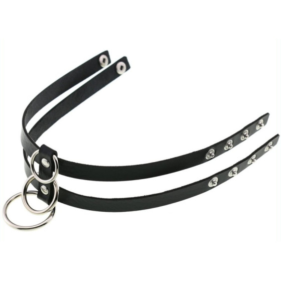 Ras de cou Tri Rings Noir