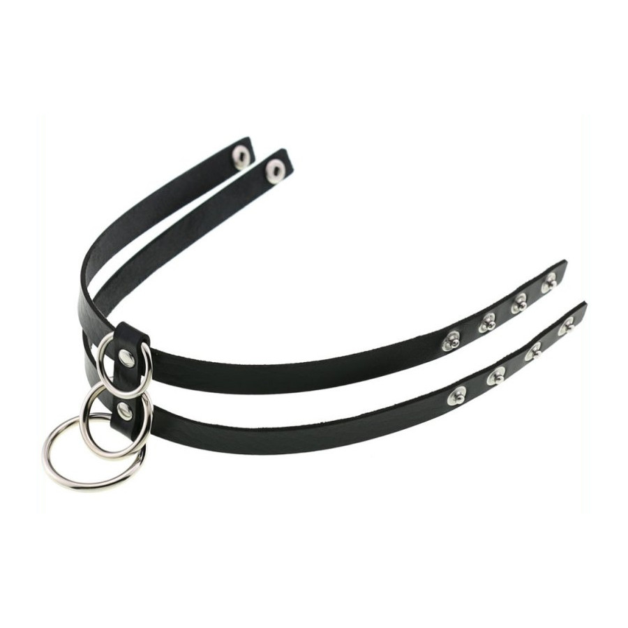 Ras de cou Tri Rings Noir