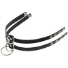 Ras de cou Tri Rings Noir