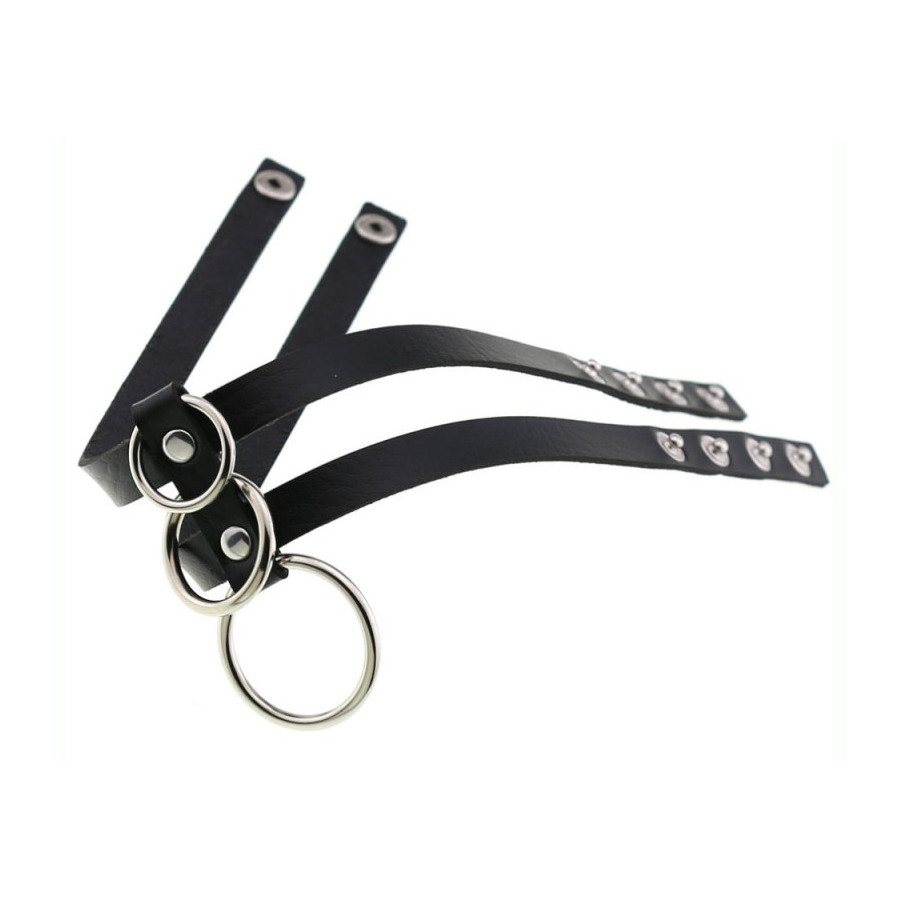 Ras de cou Tri Rings Noir