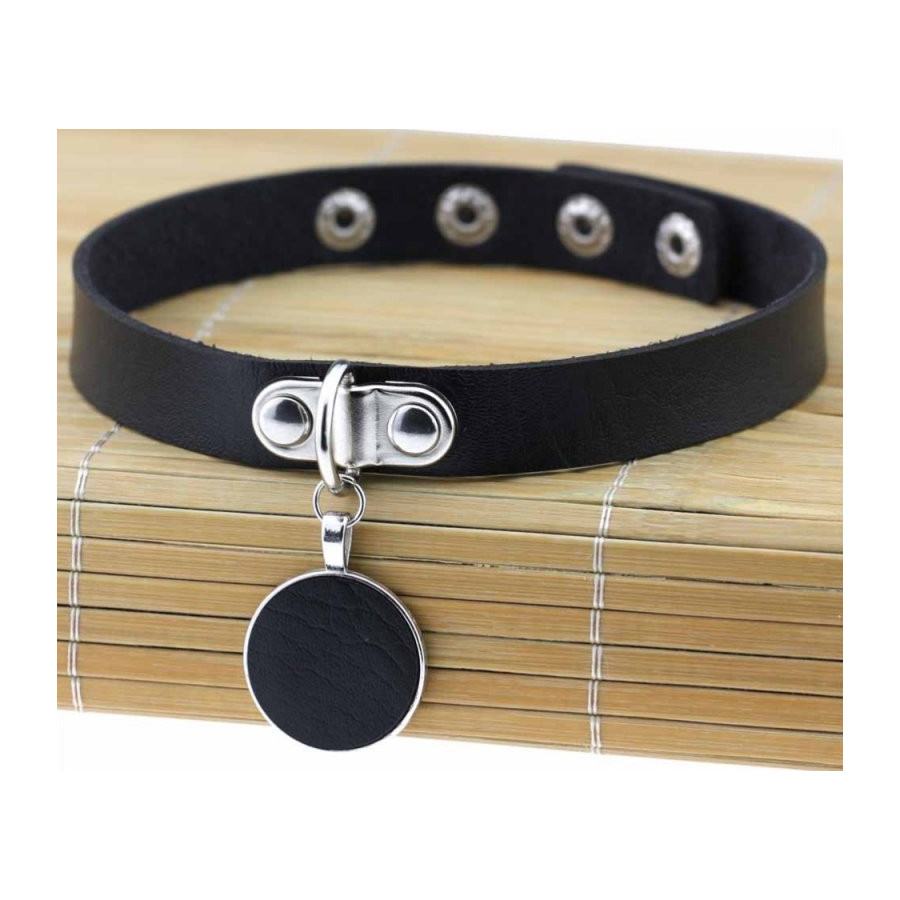 Ras de cou Round Moon Noir