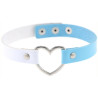 Ras de cou Heart Duo Blanc-Bleu