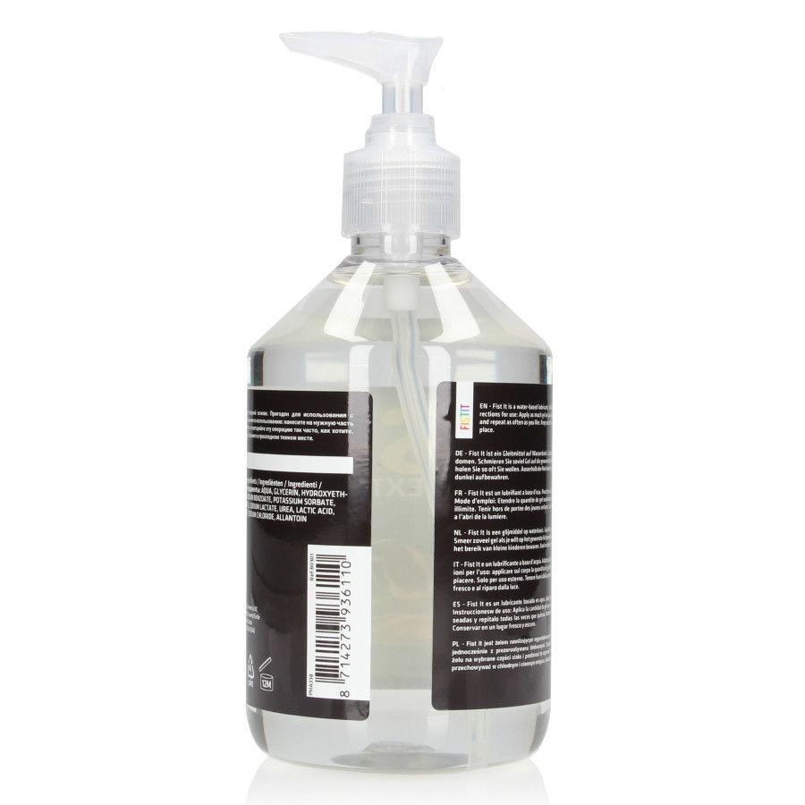 Lubrifiant Eau Fist It Extra Thick Rainbow - Pompe 500ml
