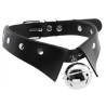 Collier ras de cou avec Grelot Jing Noir