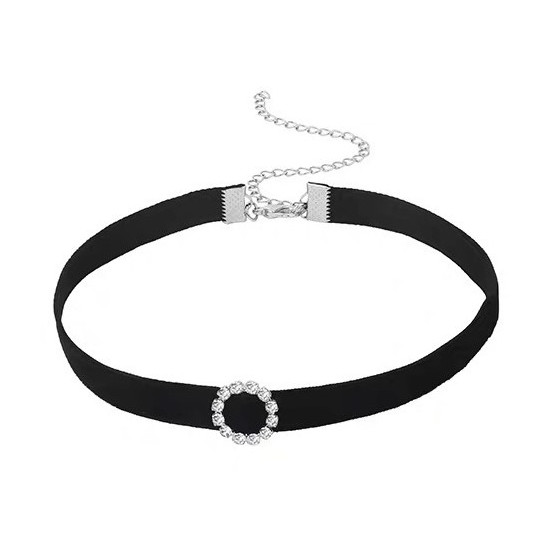Ras de cou Diamond Circle Noir