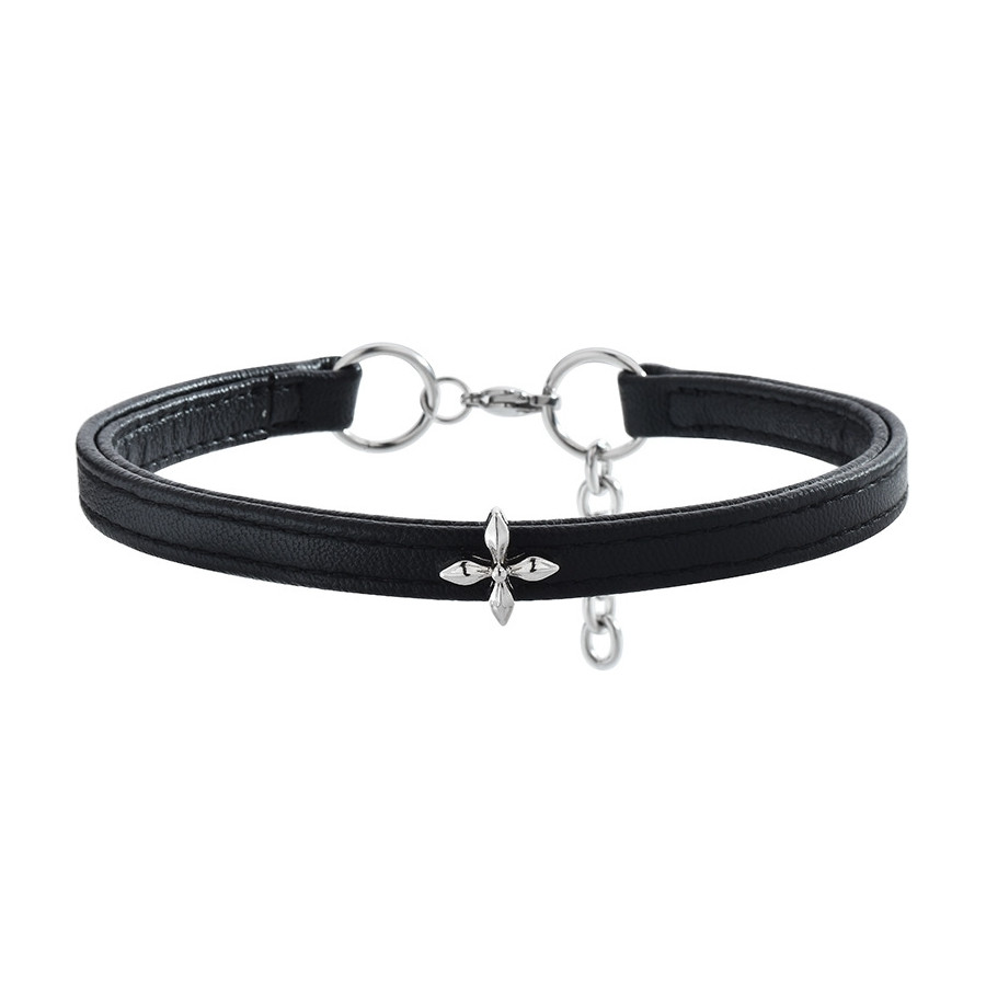Ras de cou Cross Double Noir