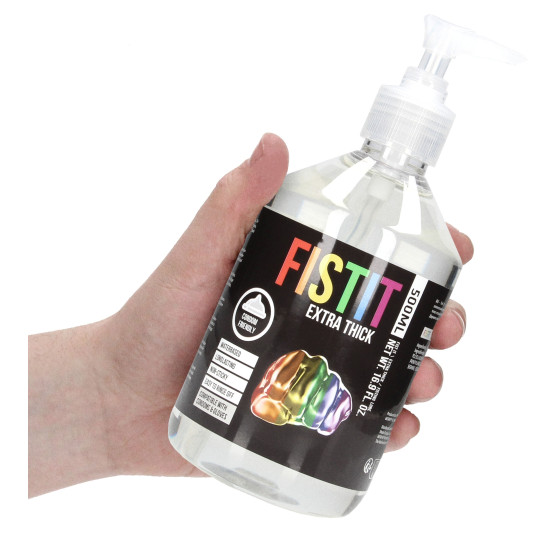 Lubrifiant Eau Fist It Extra Thick Rainbow - Pompe 500ml