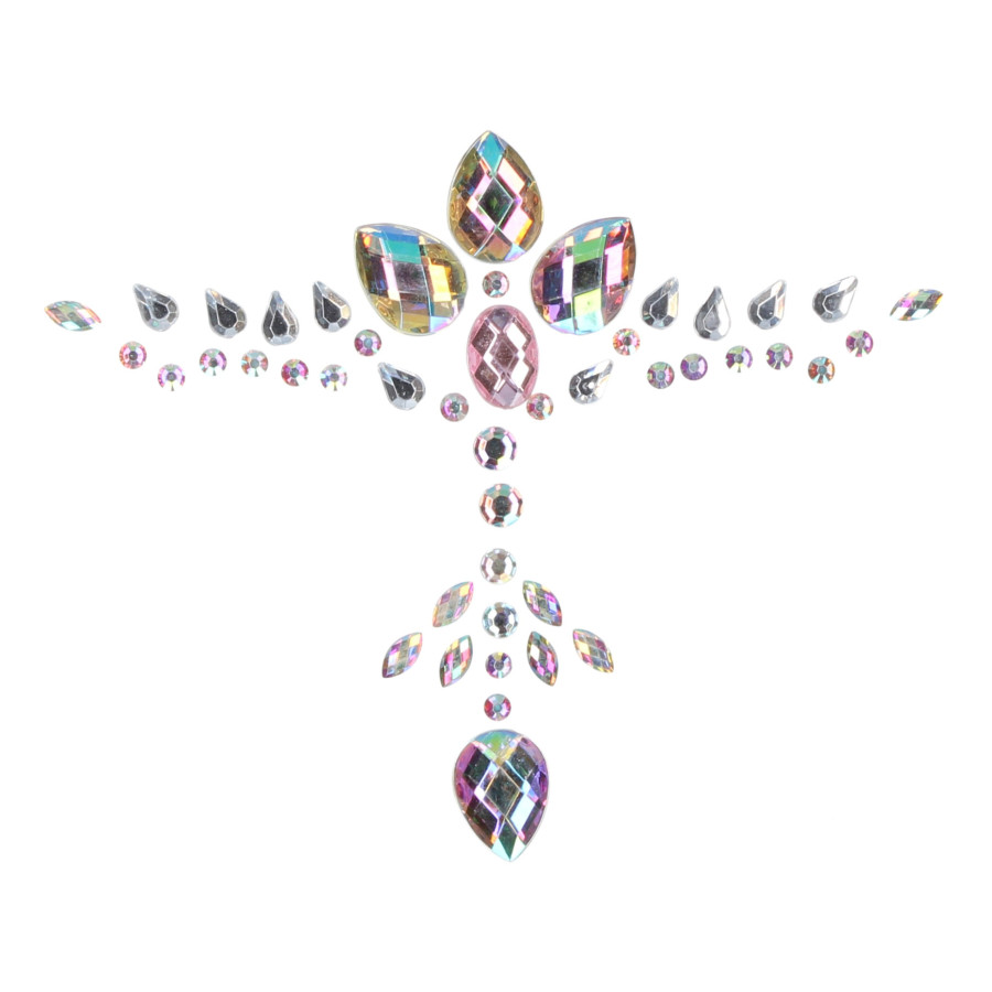 Strass autocollants pour décolleté Dazzling Bling