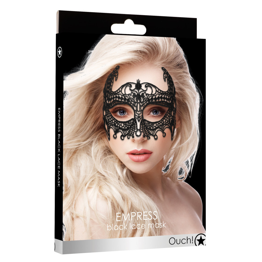 Masque en dentelle Empress Noir
