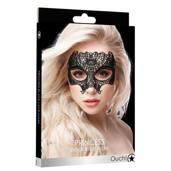 Masque en dentelle Princess Noir