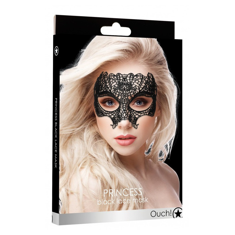 Masque en dentelle Princess Noir