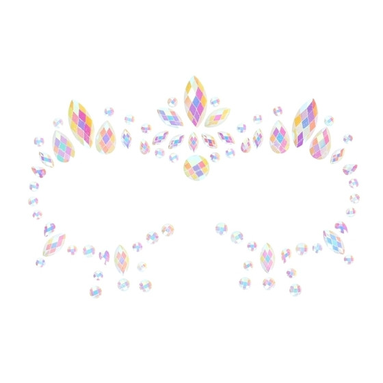 Stickers Strass Contours des Yeux phosphorescents Glow Jewelry