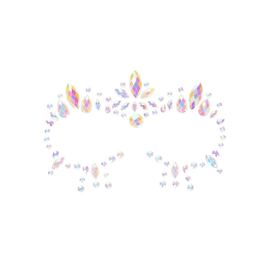 Stickers Strass Contours des Yeux phosphorescents Glow Jewelry