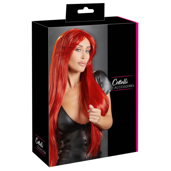 Perruque Cheveux longs Rouges