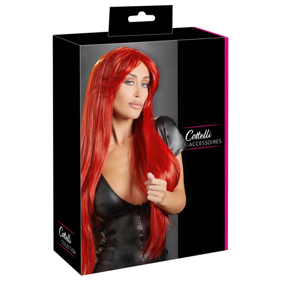 Perruque Cheveux longs Rouges
