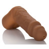 Prothèse Pénis creuse 10 x 3cm Marron
