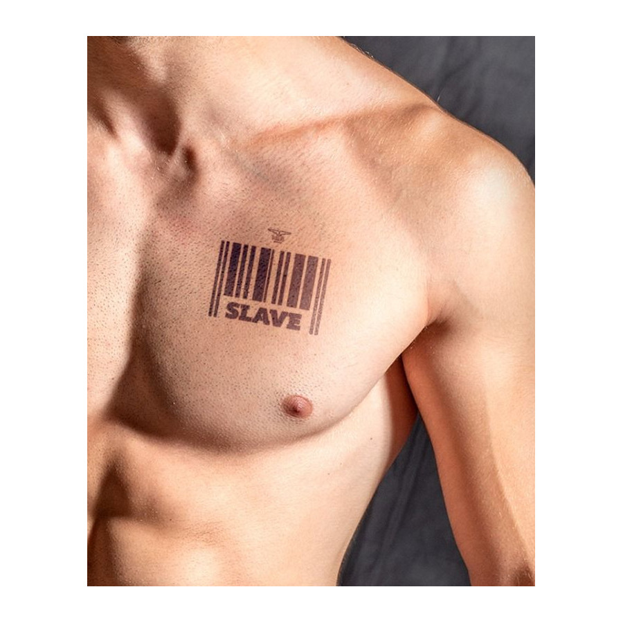 Tatouage éphémère MrB Slave 10 x 10cm