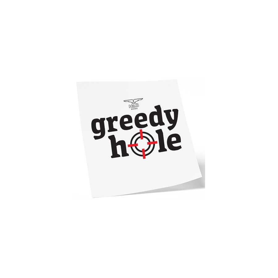 Tatouage éphémère GREEDY HOLE 10 x 10cm