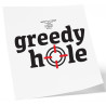 Tatouage éphémère GREEDY HOLE 10 x 10cm