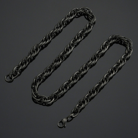 Collier en métal Enlace 60cm