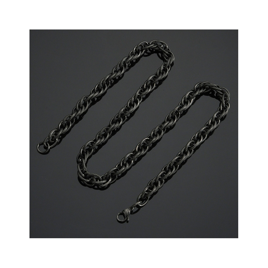 Collier en métal Enlace 60cm