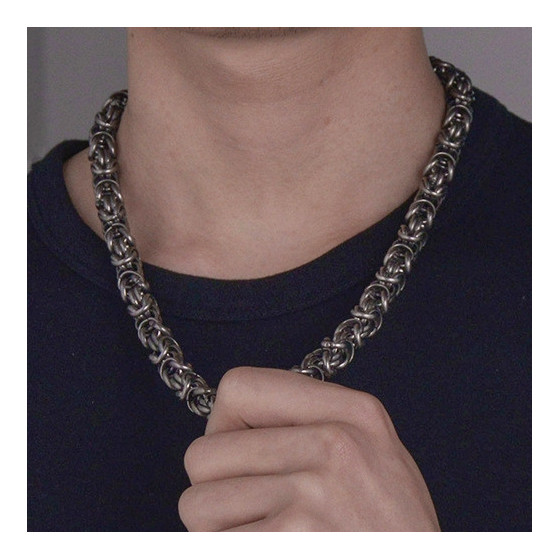 Collier en métal VINTAGE 60cm