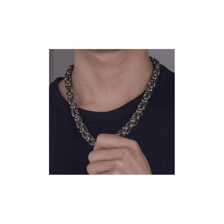 Collier en métal VINTAGE 60cm