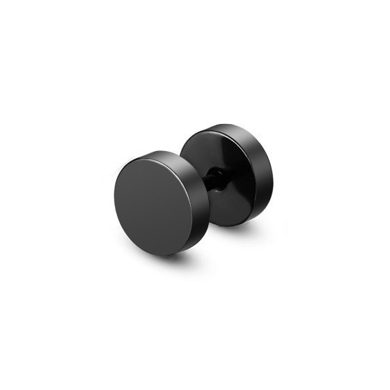 Clou d'oreille SCREW STUD Noir