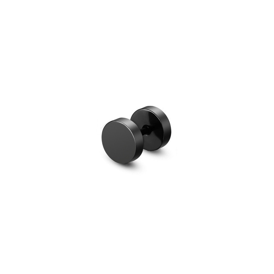 Clou d'oreille SCREW STUD Noir