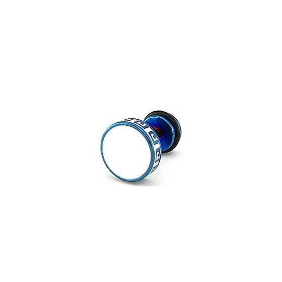 Clou d'oreille FLAT ETHNIC Bleu-Blanc