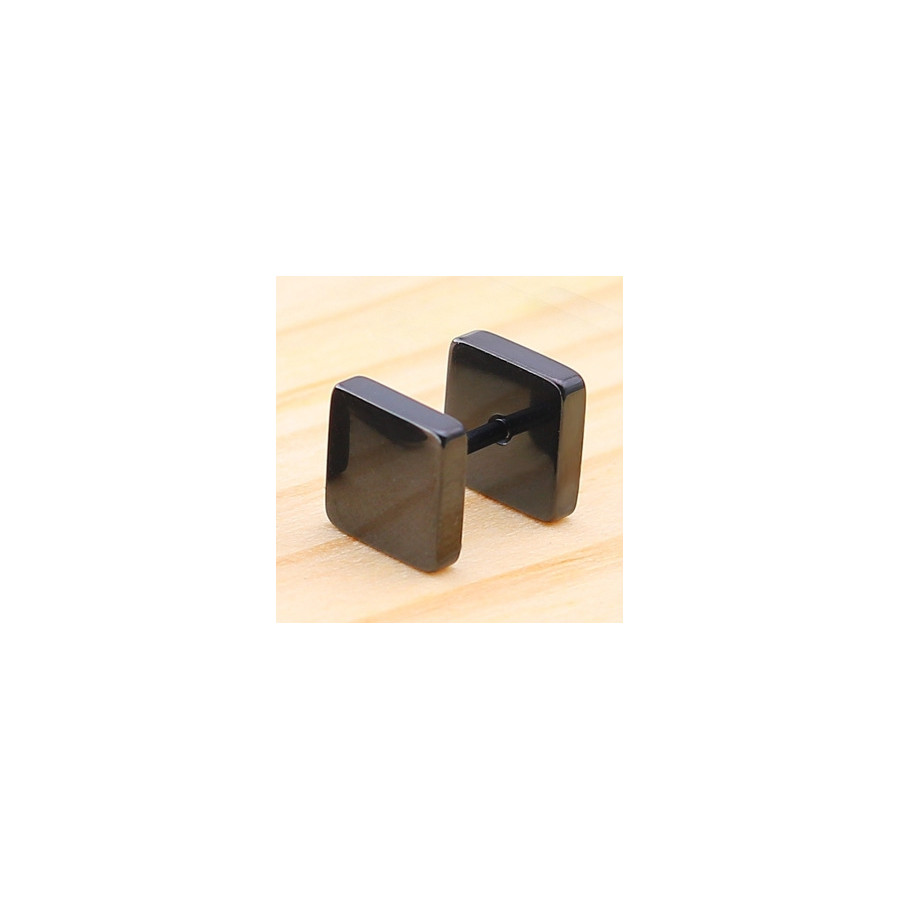 Clou d'oreille SQUARE Noir