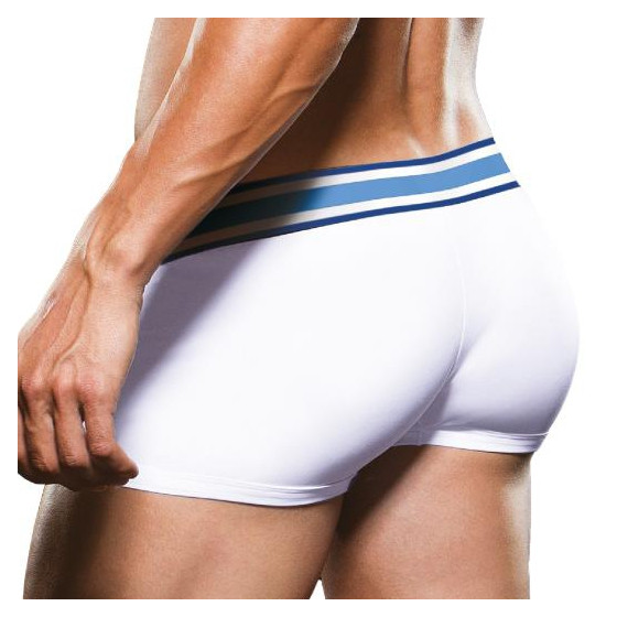 Boxer Trunk Prowler Blanc-Bleu
