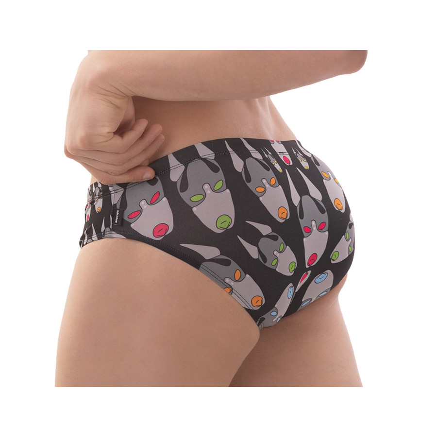 Slip de bain FETISH DOG Noir