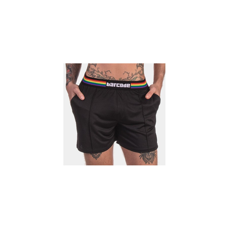 Short Barcode Pride Noir