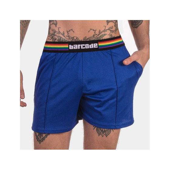 Short Barcode Pride Bleu