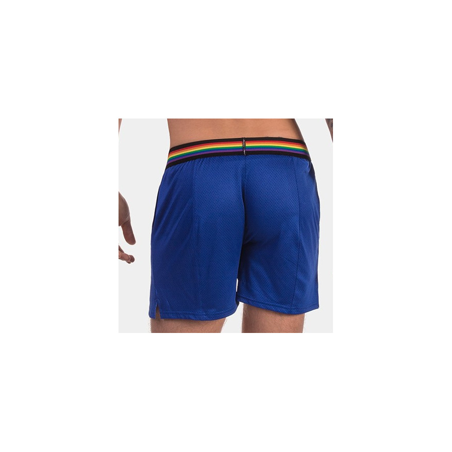 Short Barcode Pride Bleu