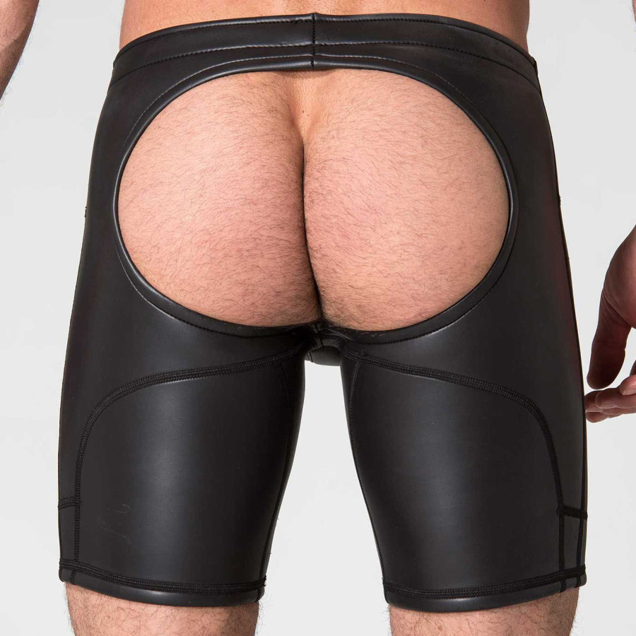 Short Bottomless Neoprène Noir