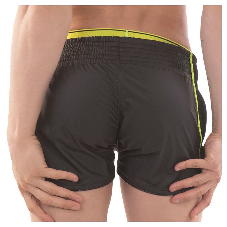 Short Jita Noir-Vert Neon