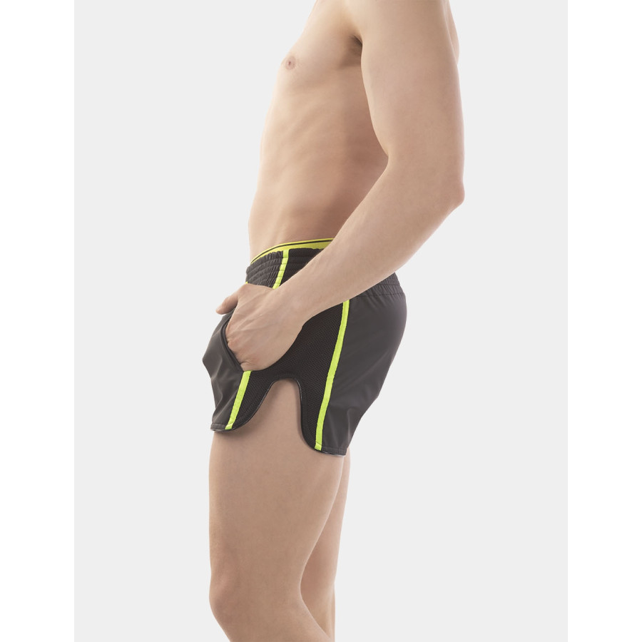 Short Jita Noir-Vert Neon