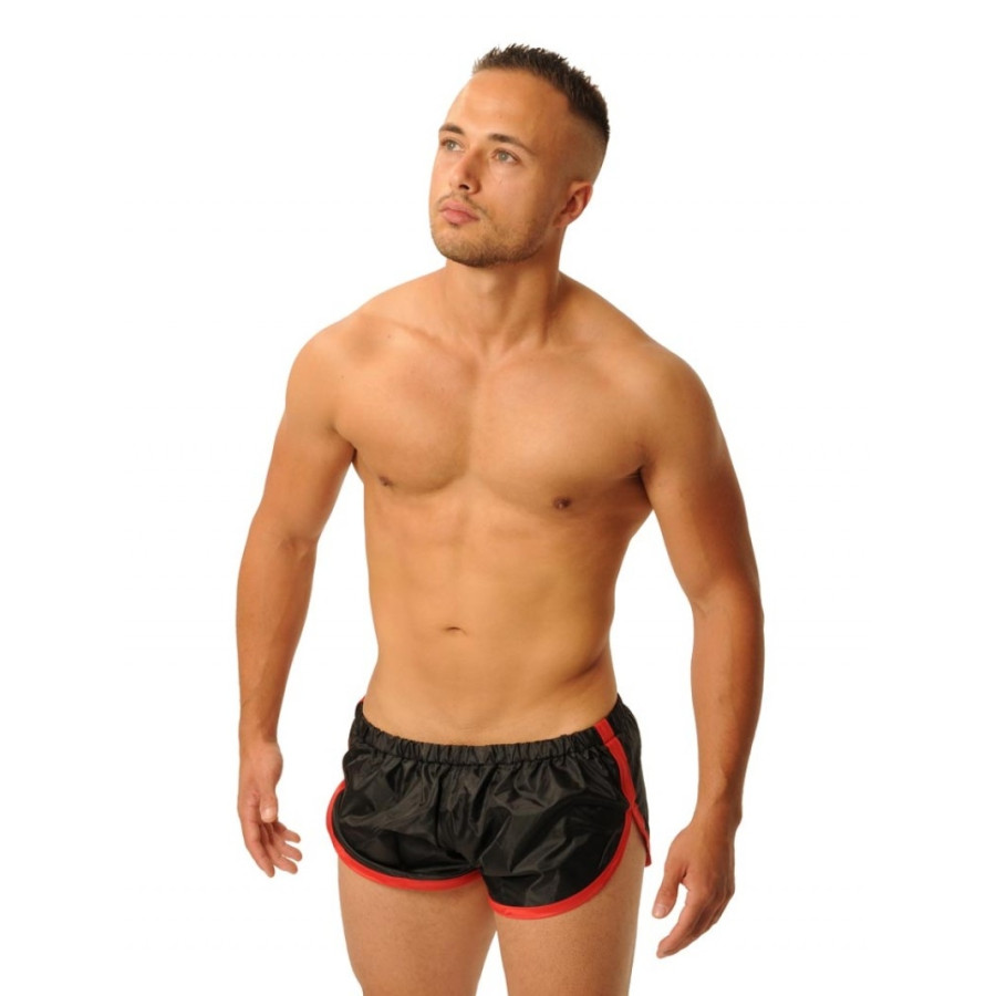 Short court Fist Noir-Rouge