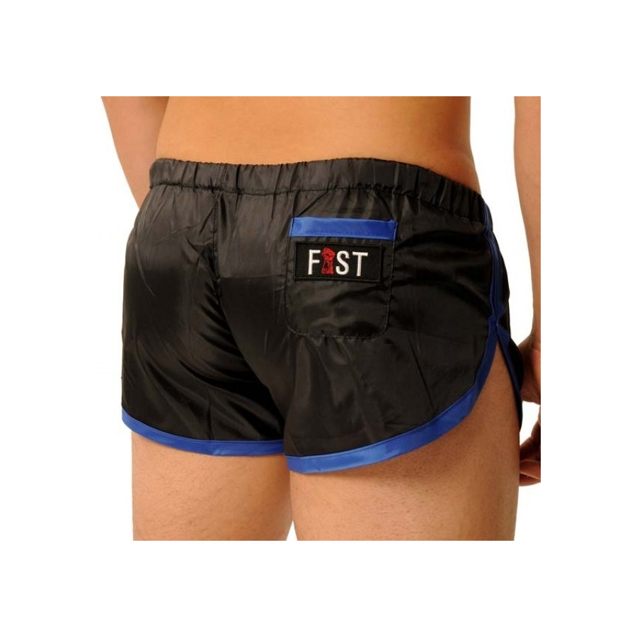 Short court Fist Noir-Bleu