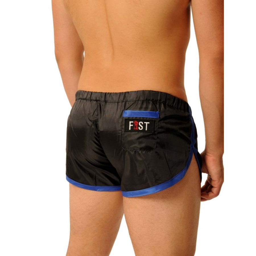 Short court Fist Noir-Bleu