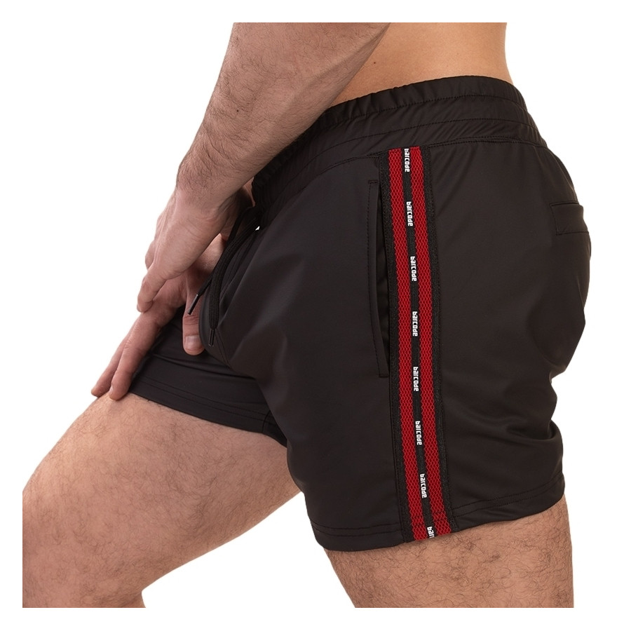 Short Zulu Noir-Rouge