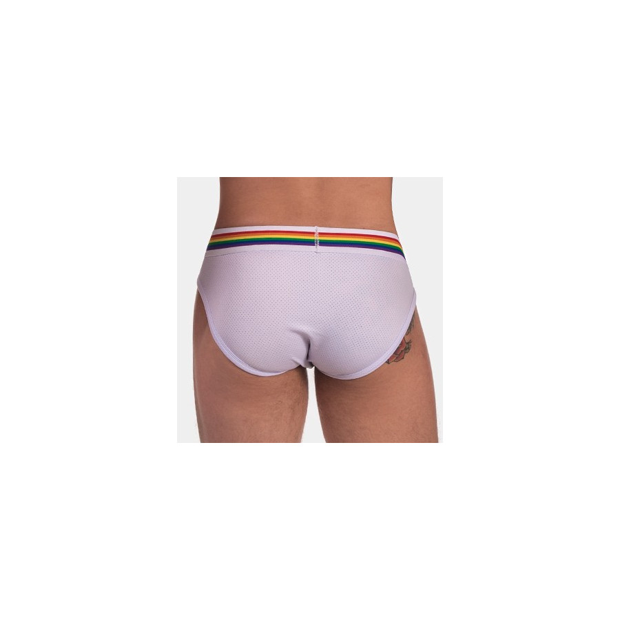 Slip Barcode Pride Blanc