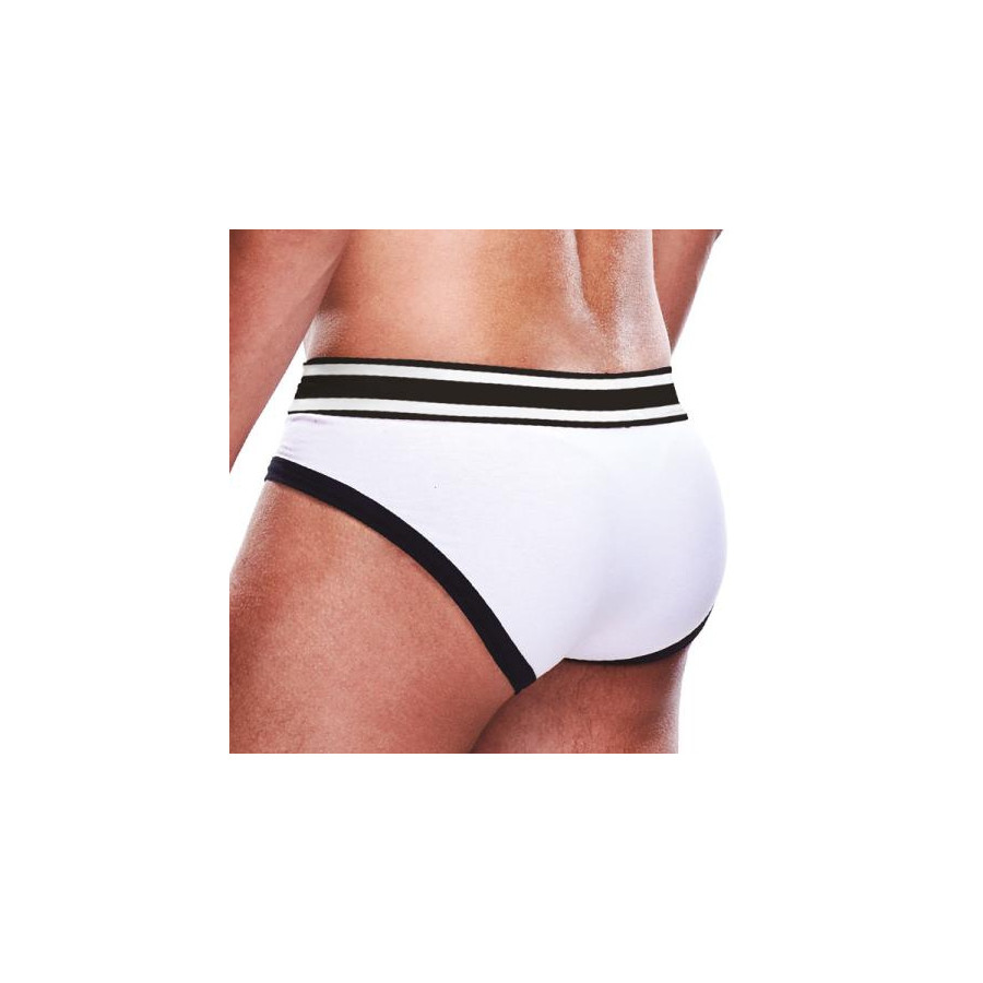 Slip Brief Prowler Blanc-Noir