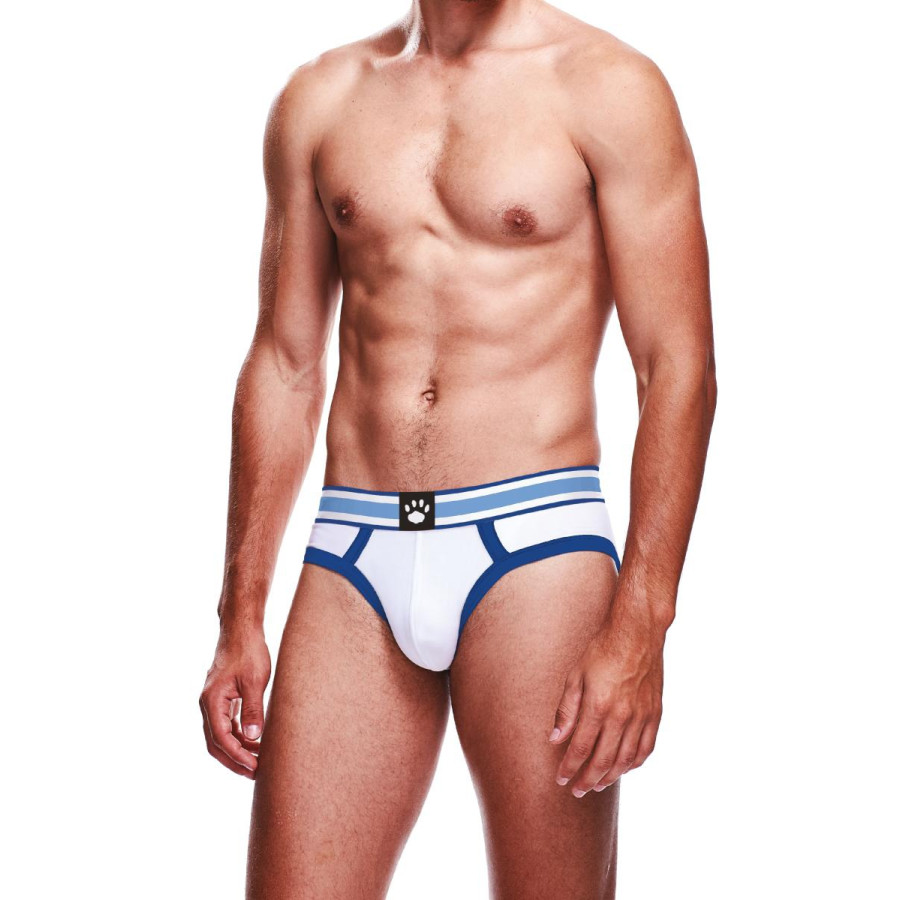 Slip BRIEF Prowler Blanc-Bleu
